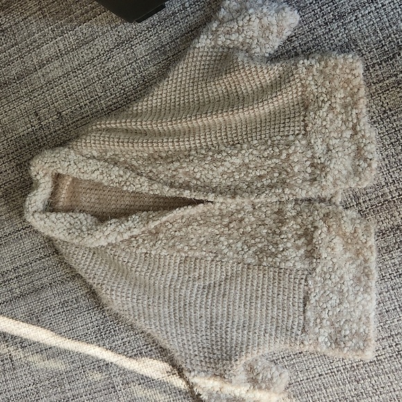 Fuzzy Knit Open Front Cardigan Boho - Picture 9 of 17